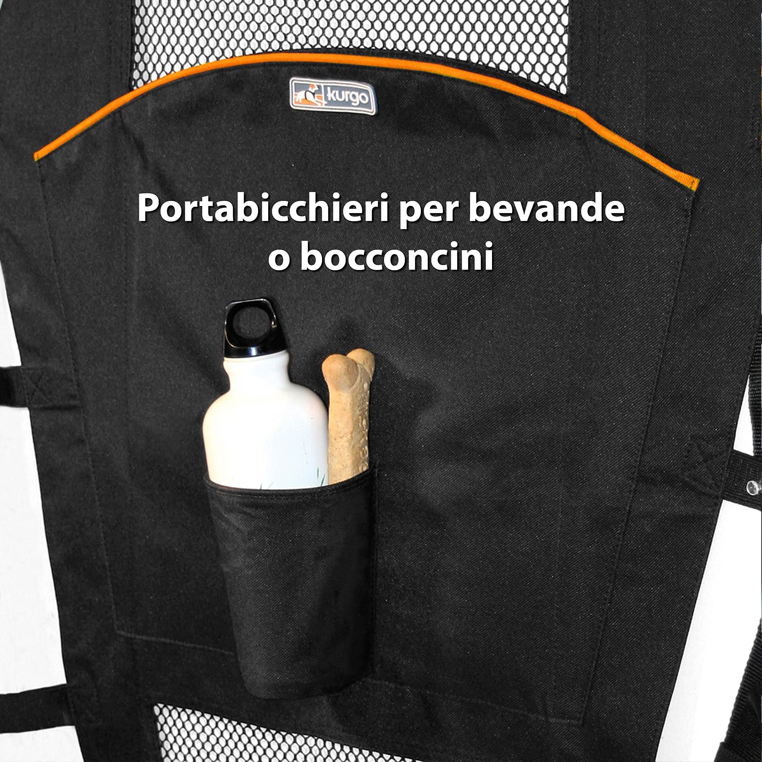Kurgo - Barriera per Sedile Posteriore Auto per Cani - Progettata per Limitare le Distrazioni alla Guida con Rete Superiore che Migliora la Visibilità