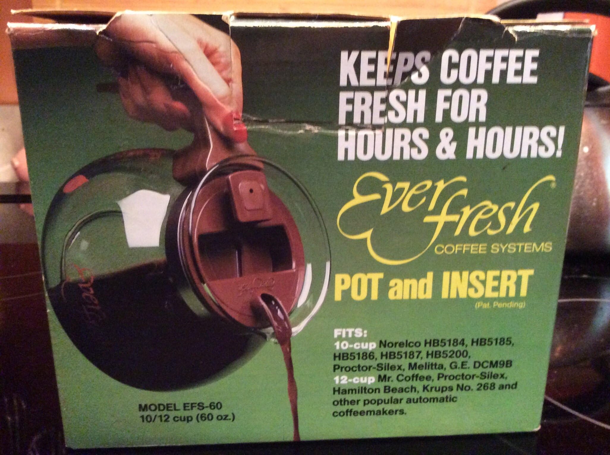 Everfresh Coffee Carafe - Keeps Coffee Fresh for Hours ! 10 /12 Cup