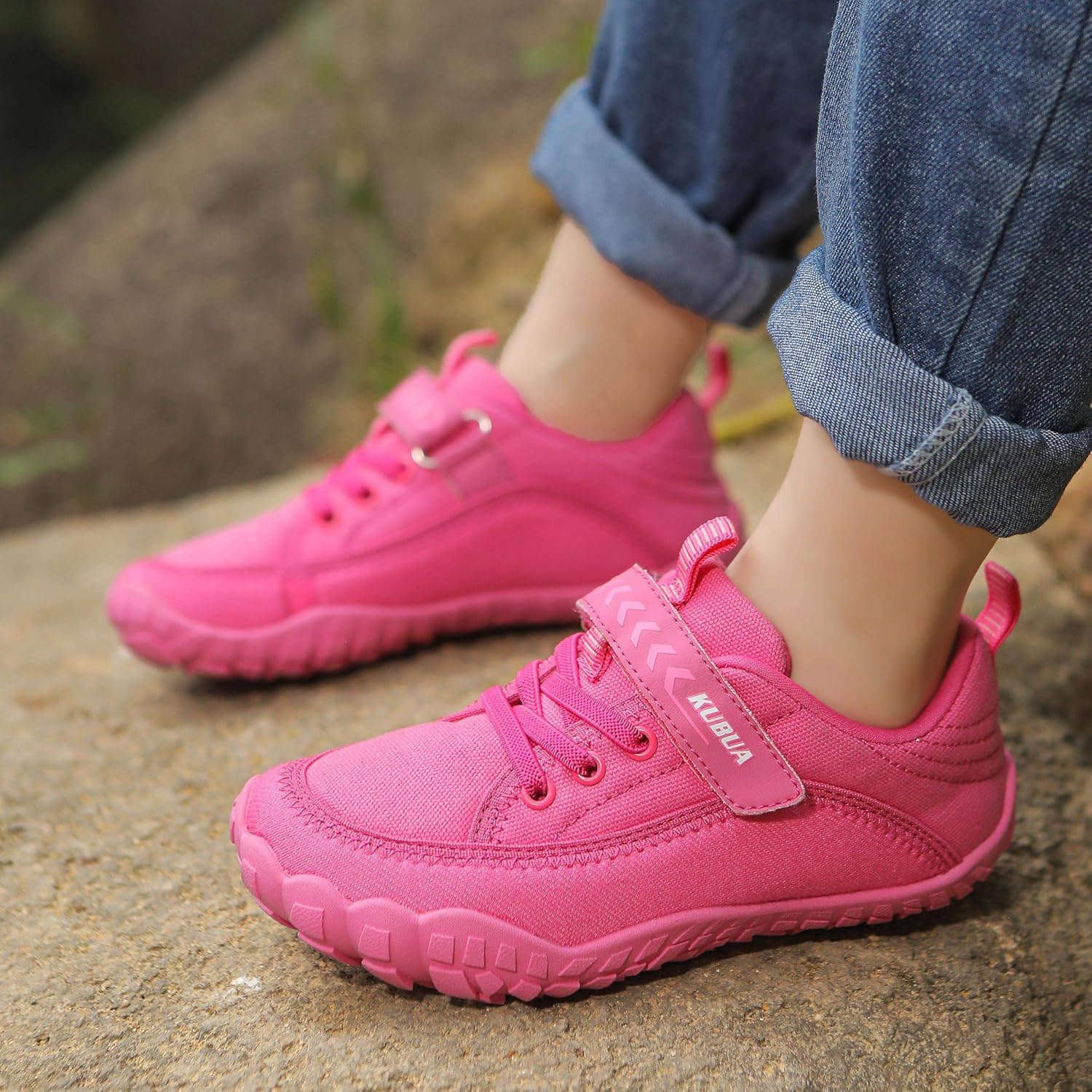KUBUA Kids Barefoot Shoes Boys Girls Slip On Minimalist Sneakers for Walking Tennis Athletic Hiking Toddler Little Big Kid - Image 9