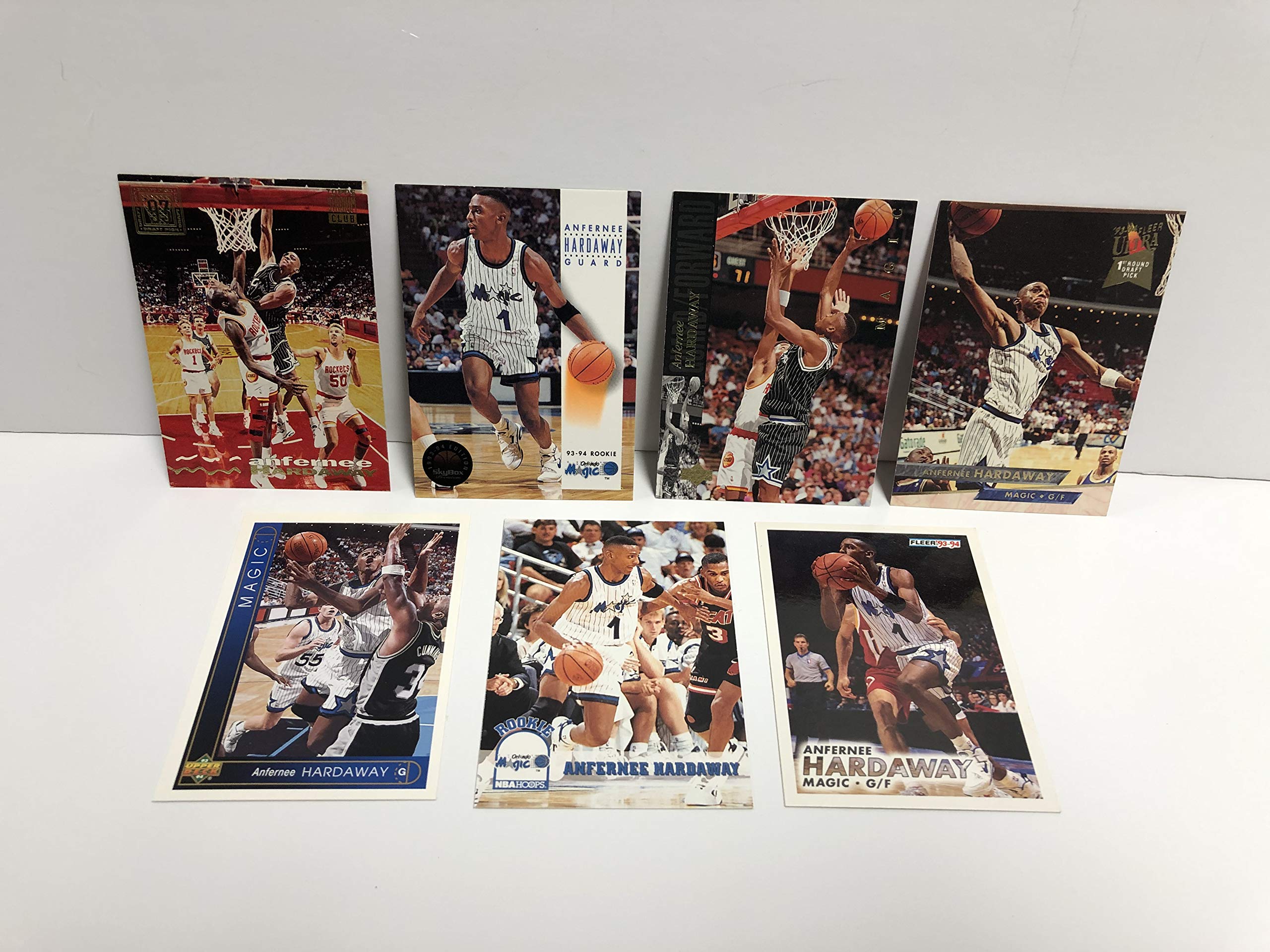 Anfernee Hardaway 1993-94 ROOKIE card lot you get ALL SEVEN cards Fleer  Ultra #305, Upper Deck SE #51, Stadium Club #308, Skybox #259, Fleer #343,  Hoops #380, Upper Deck #382 at Amazon's Sports Collectibles Store