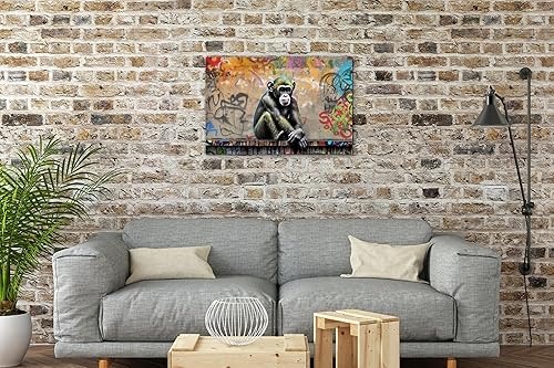 Miniatura 53 de ANRUOXI Graffiti - Lienzo decorativo para pared, diseño abstracto retro, pintura urbana moderna, póster de decoración de pared de zapatos para