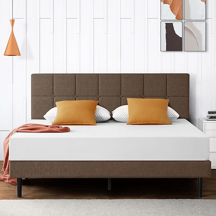 Buy S SECRETLAND Full Size Bed Frame, Platform Bed Frame with