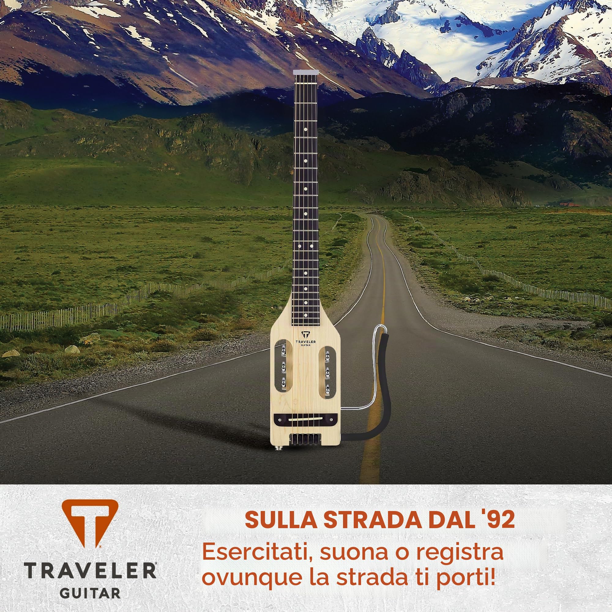 Chitarra elettroacustica Traveler Guitar Ultra-Light, acero (ULA MPS)