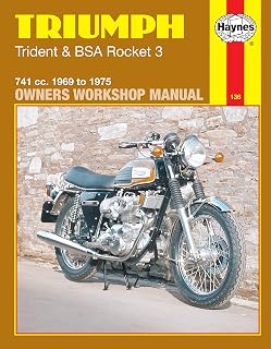 Triumph Trident and BSA Rocket 3, 1969-75 (Owners' Workshop Manual)