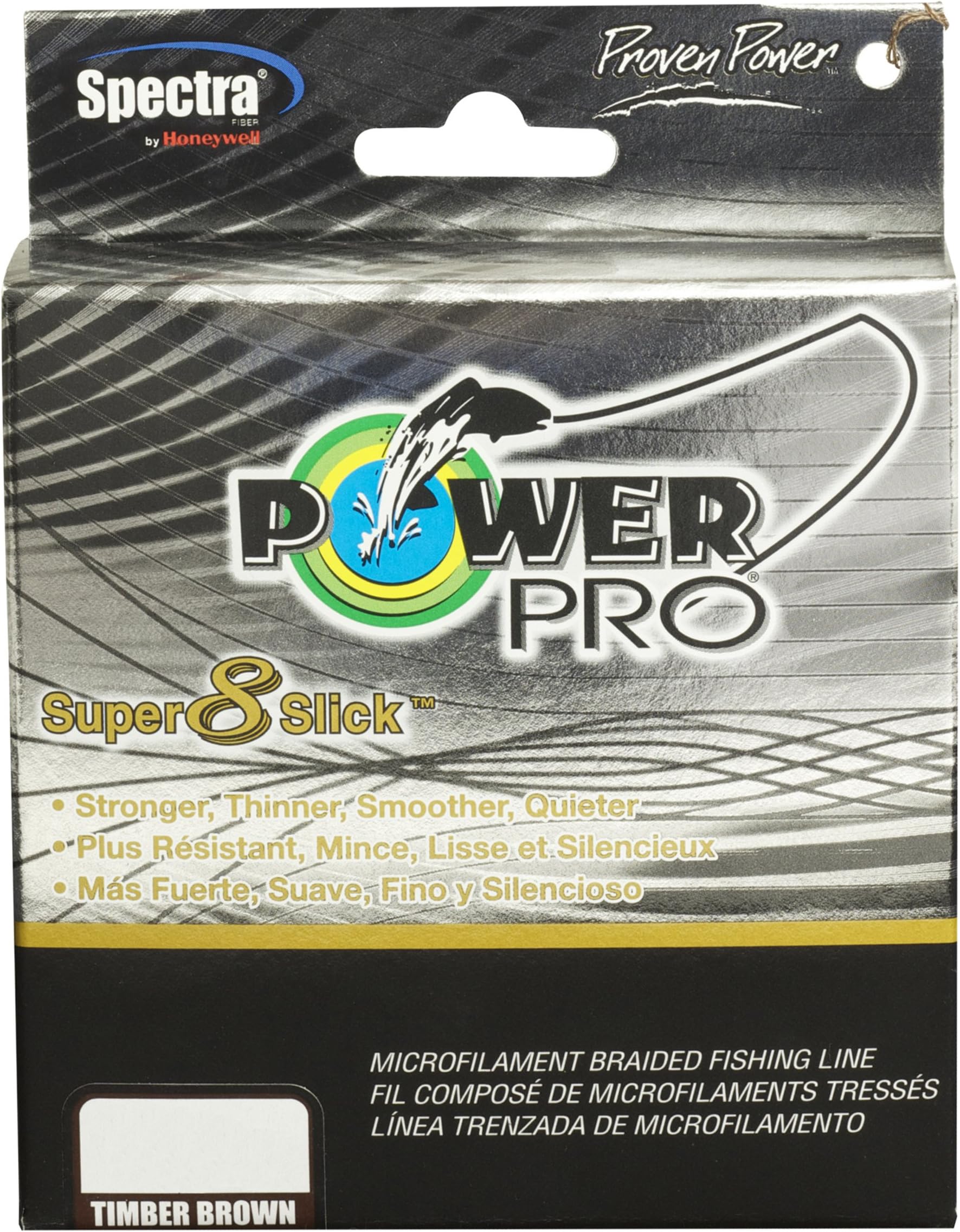 Super 8 Slick Timber Brown 150 yds. - 30 lb. Test, Brown 31100300150T