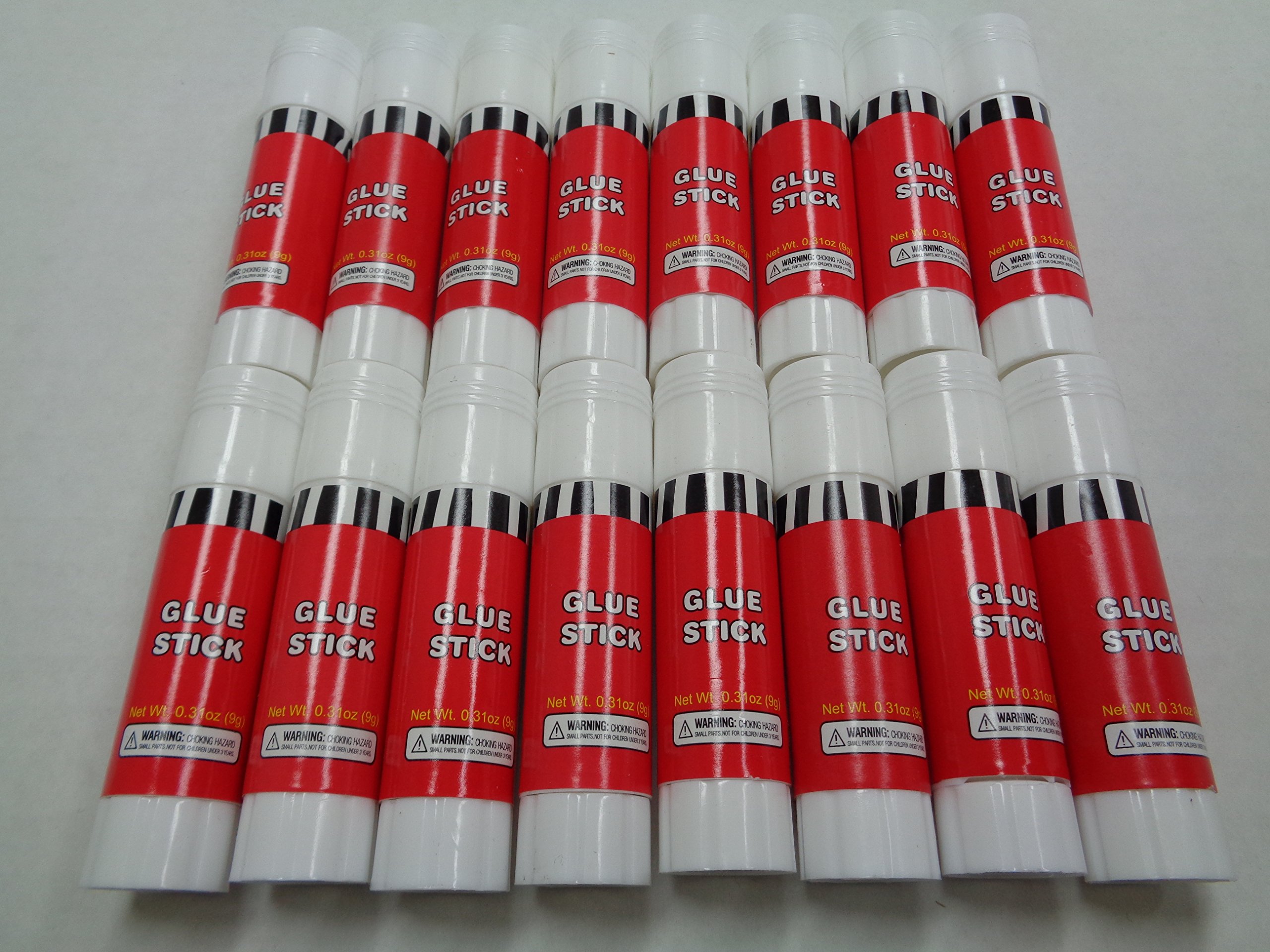 All Purpose Back to School Glue Sticks, 16 Glue Sticks. Net Wt.0.31oz.(9g) Total Net Wt. 4.96 Oz