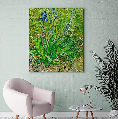 Miniatura 624 de A&T ARTWORK The Starry Night de Vincent Van Gogh. Tamaño del marco: 36 x 30 pulgadas, tamaño de la imagen: 30 x 24 pulgadas, reproducciones clásicas