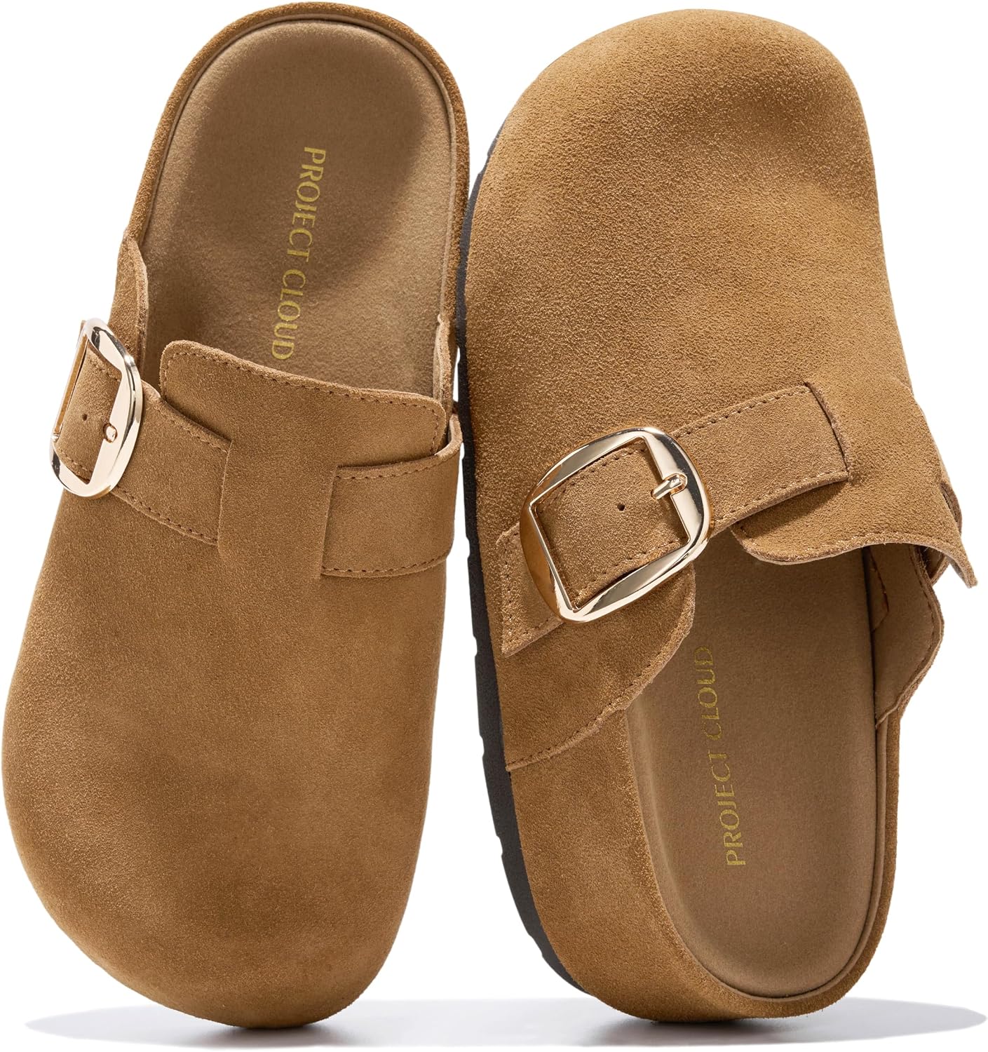 Project Cloud 100% Genuine Leather Platform Clogs for Women