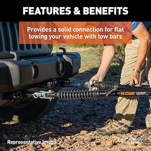 Miniatura 5 de Curt Fabricación 70112 Base de barra de remolque para Jeep Wrangler