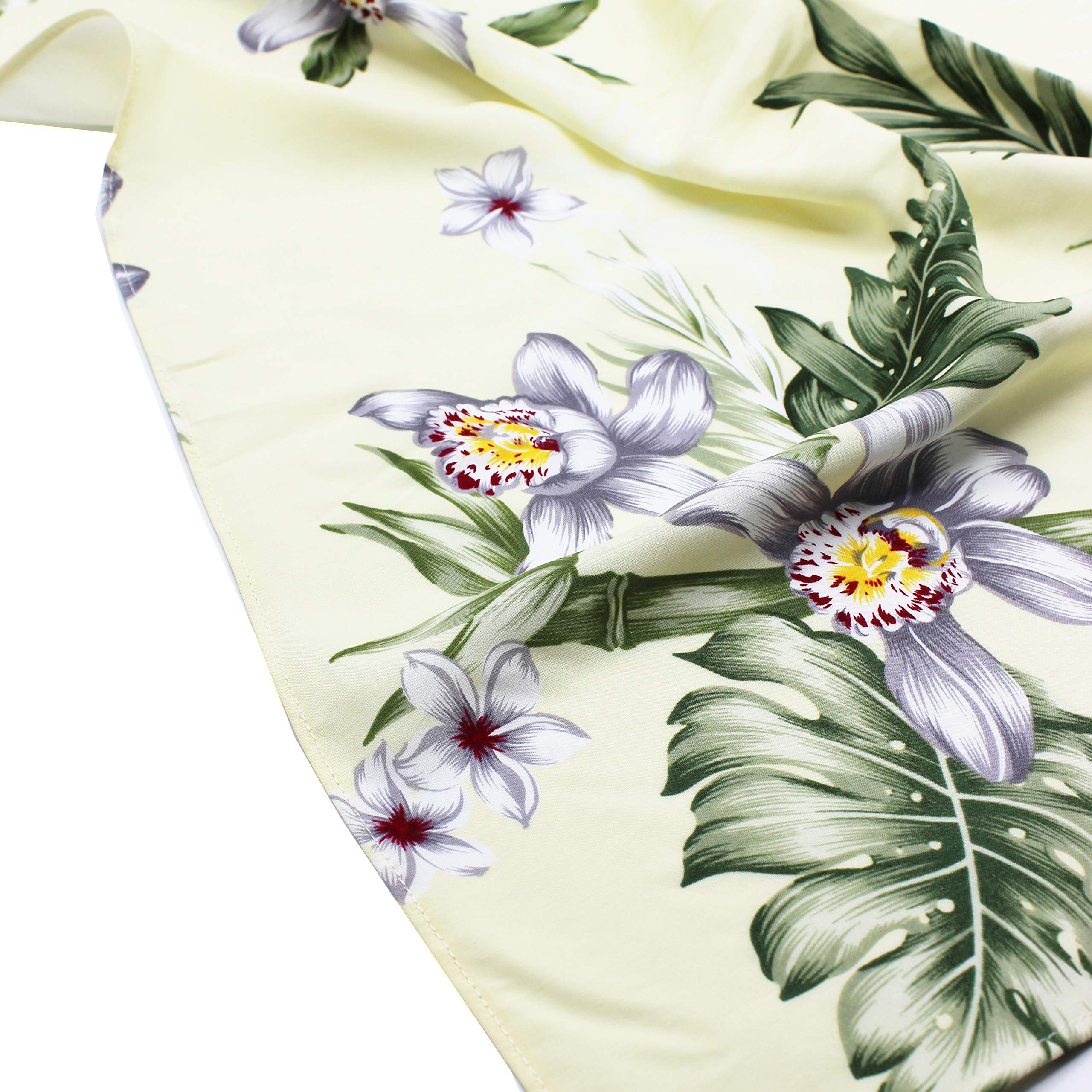Bamboo Orchid in Cream - Bandana - Made in Hawaii