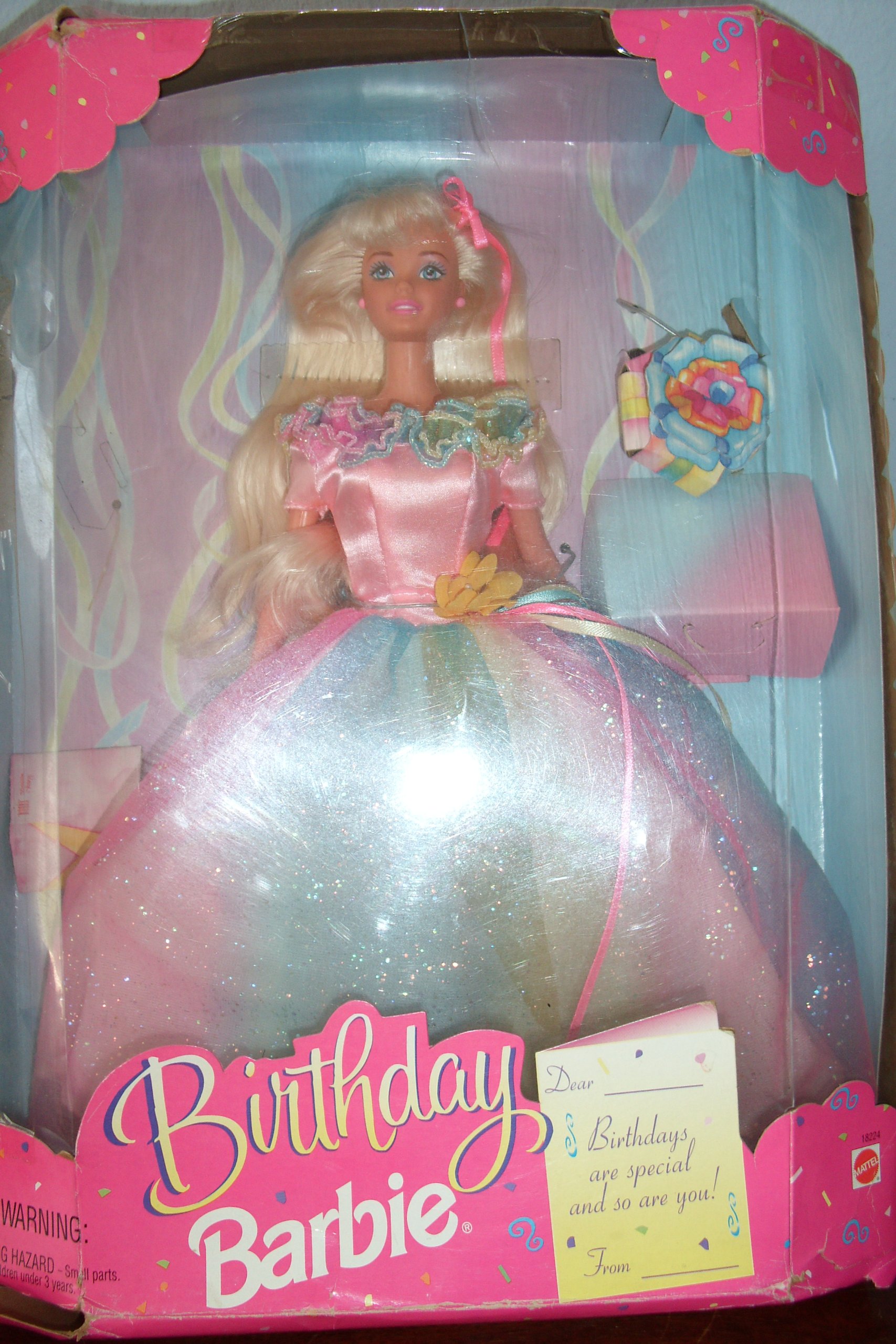 Amazon.com: 1990 Birthday Barbie Doll : Toys & Games