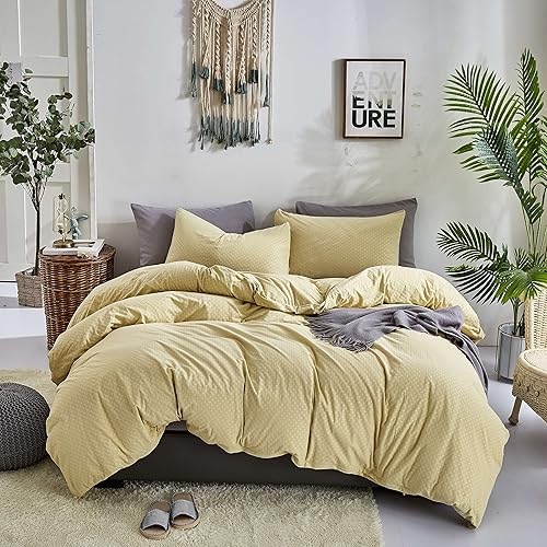 Houseri Cream Colored Comforter Set Twin Velvet Beige Yellow Comforter Bedding Light Champagne Fluffy Bedding Comforters Twin Fuzzy Micromink Sherpa Comforter Warm Flannel Plush Bedding Sets Twin