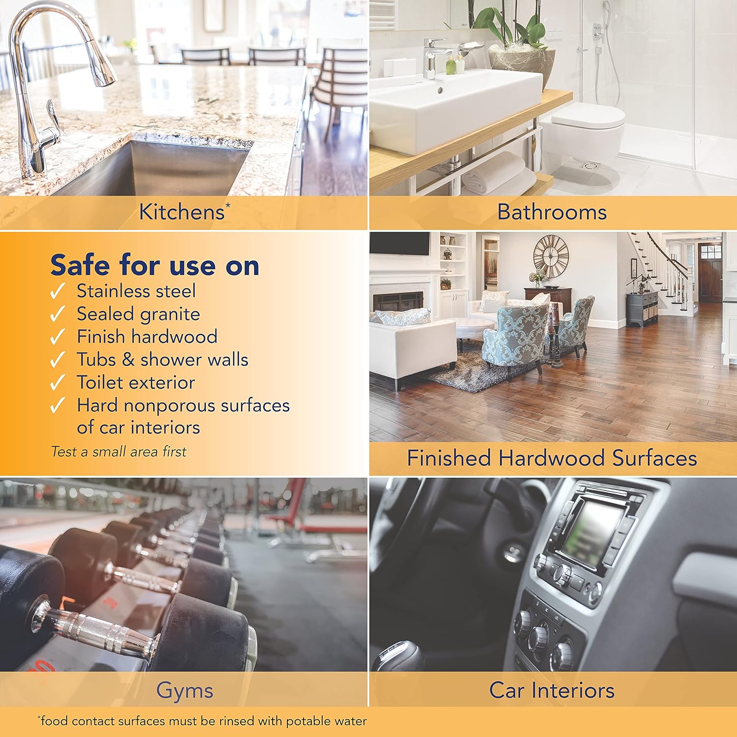 Arm & Hammer Essentials Disinfecting Wipes, Lemon Orchard and Renewing Rain Variety 4-Pack, 110 Count, 440 Wipes, Volcano : Health & Household