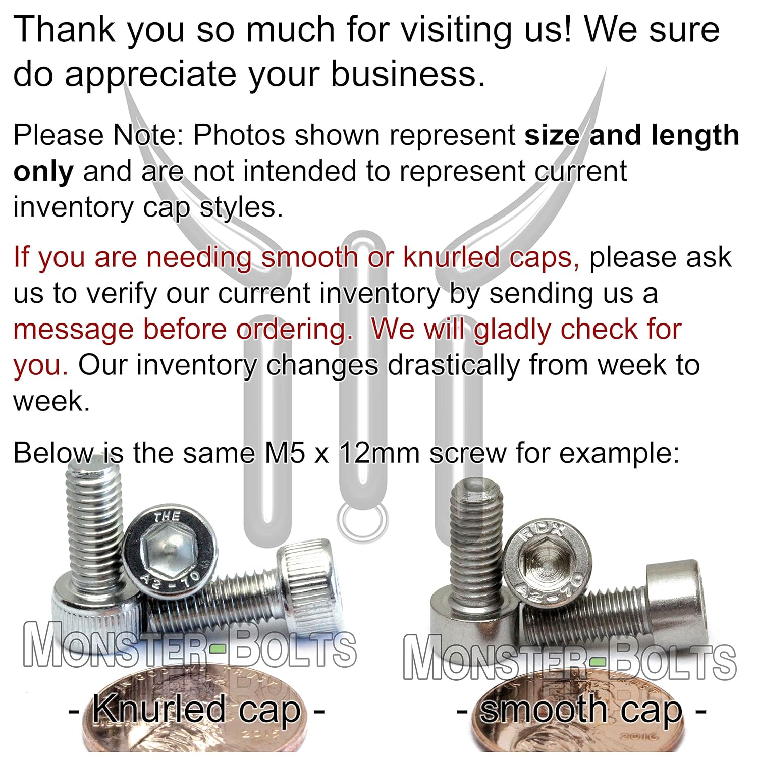 MonsterBolts - M2.5 x 16mm Socket Head Screws, DIN 912, A2 Stainless Steel, 250 Pack