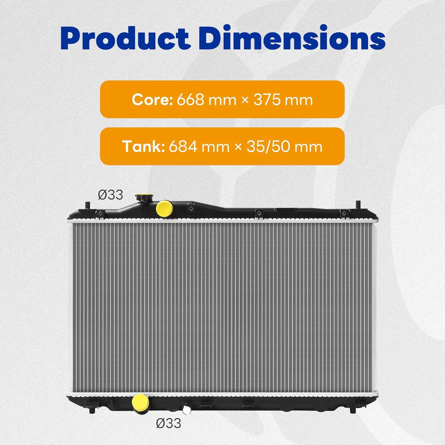 Radiator Fits for 2012 2013 2014 2015 Civic 2013-2015 ILX 1.8L 2.4L L4 MT Models