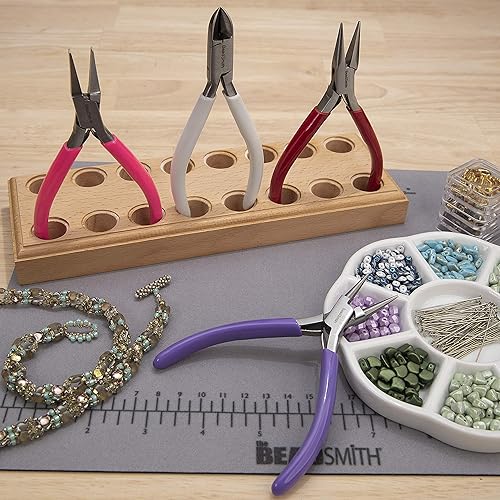 Miniatura 6 de Beadsmith COLOUR-ID - Juego de alicates con estuche de almacenamiento de cuero sintético