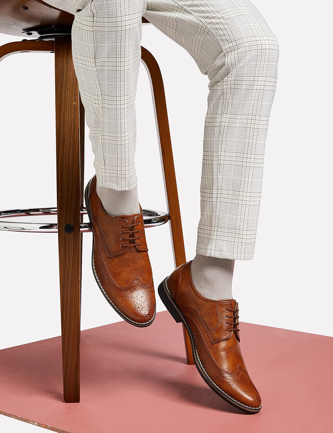 Centrino Men's Formal Shoes | Lace-up Oxford Shoe with Solid Design | Stylish Design with Comfortable Fit| Provide Comfort & Stylish (1421) 5 91PmnXe05fL. SL1500