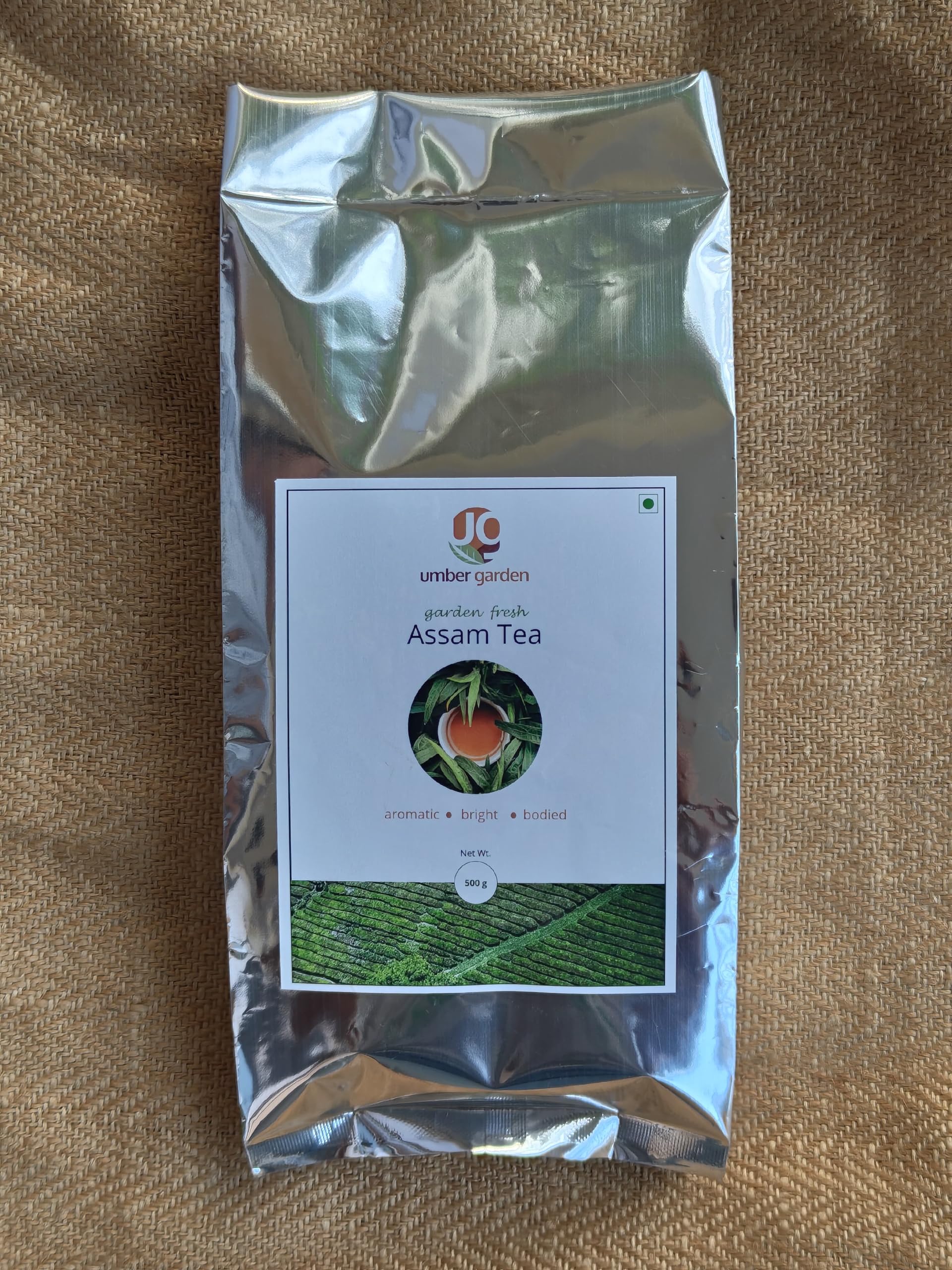 UMBER GARDEN Assam Dust Tea (500 Gm) | Strong Chai Patti | Bold & Flavorful Blend | Perfect for Chai Lovers in India | Refreshing Brew | Aromatic Assam Tea Powder (500 Gm) for Daily Enjoyment