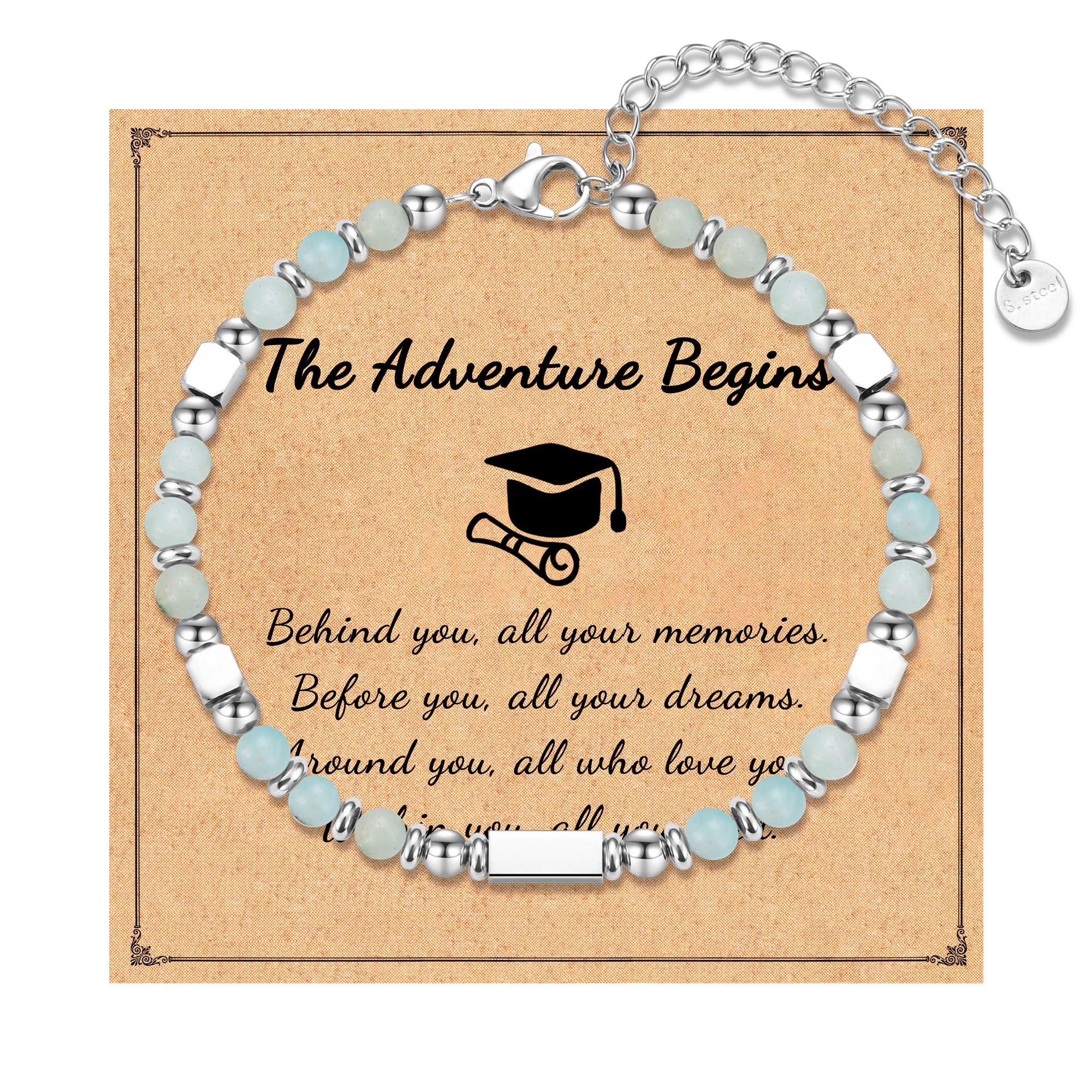 2026 Graduation Gifts for Women Her, Compass Bracelet for Girls Women