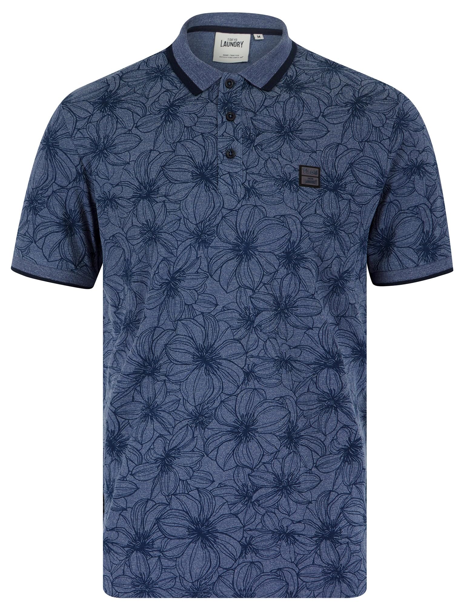 Tokyo Laundry Men's 'Capulet' Cotton Blend Pique Tropical Hawaiian Print Polo Shirt