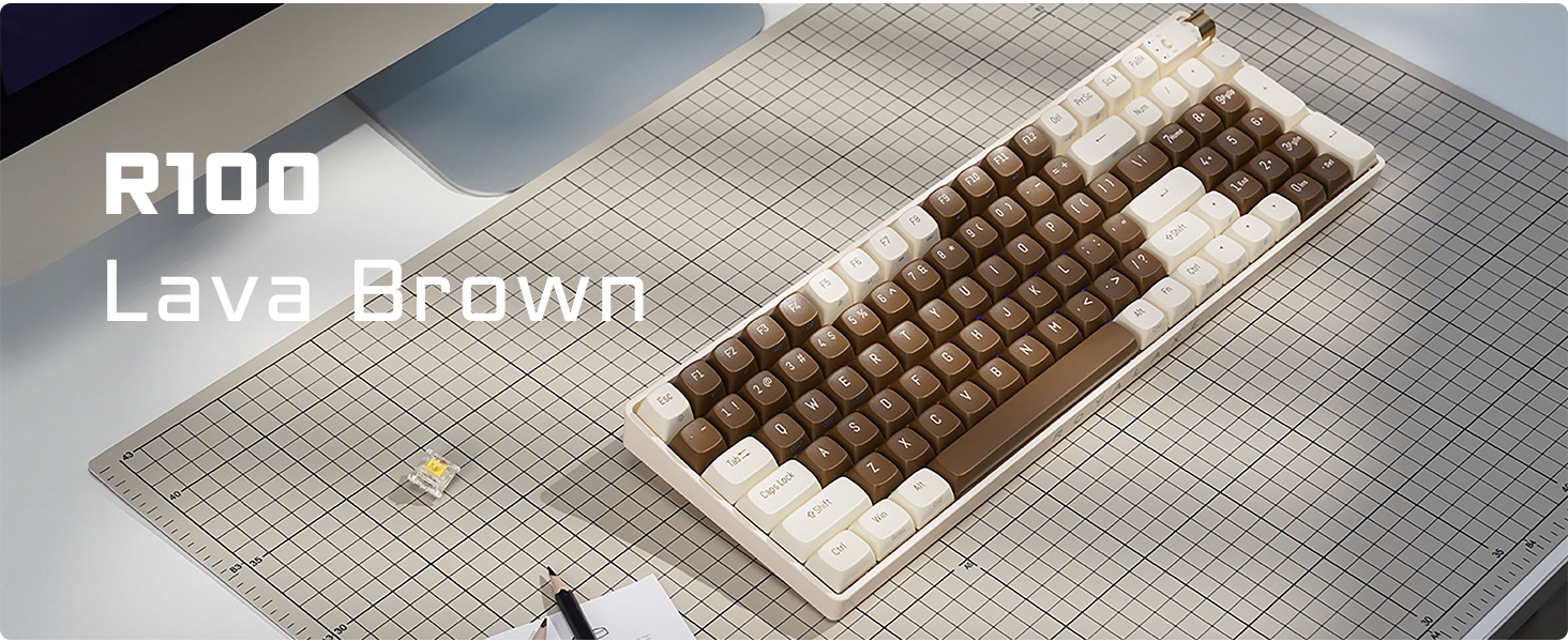 Amazon.com: ROYALAXE R100 96% Wireless Mechanical Keyboard with G