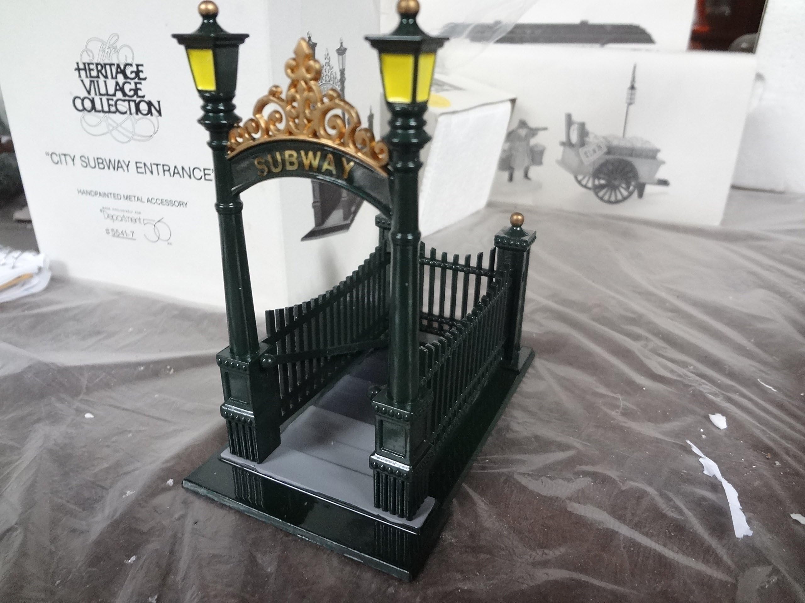 Dept. 56 Christmas in The City City Subway Entrance #55417