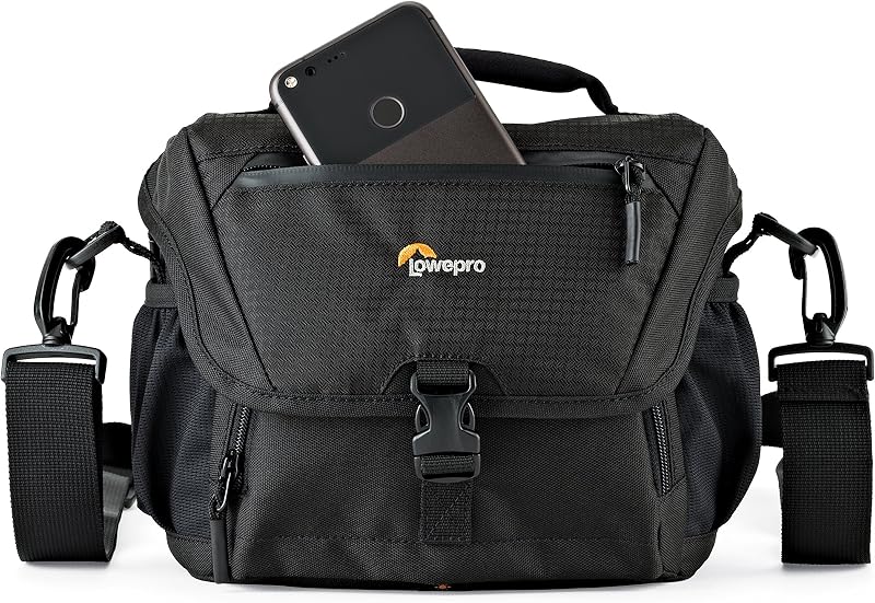 LP37119, Bolsa para cámara Nova 160 AW II, Personalizable, portátil, Se adapta a DSLR con lente adjunta de 17-85 mm, Drone compacto, 1-2 lentes adicionales, Flash, Negro