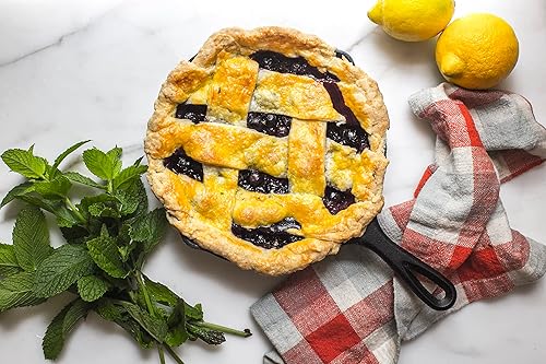 Miniatura 5 de Lodge - Sartén presazonado de hierro fundido de 9 pulgadas, con distintivo mango en forma de lágrima, para usar en horno, estufa, parrilla o fogata,