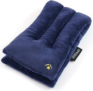 SHIFA4U Wheat bags microwavable neck and shoulder – Reusable microwave heat pads for pain relief in Muscles, Joints, Back, & Cramps - Lavender heat packs Polar Fleece