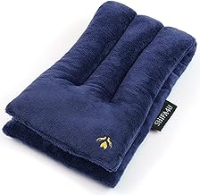 SHIFA4U Wheat Bags microwavable Neck and Shoulder – Reusable Microwave Heat Pads for Pain Relief in Muscles, Joints, Back, & Cramps - Lavender Heat Packs Polar Fleece (50 * 15cm)