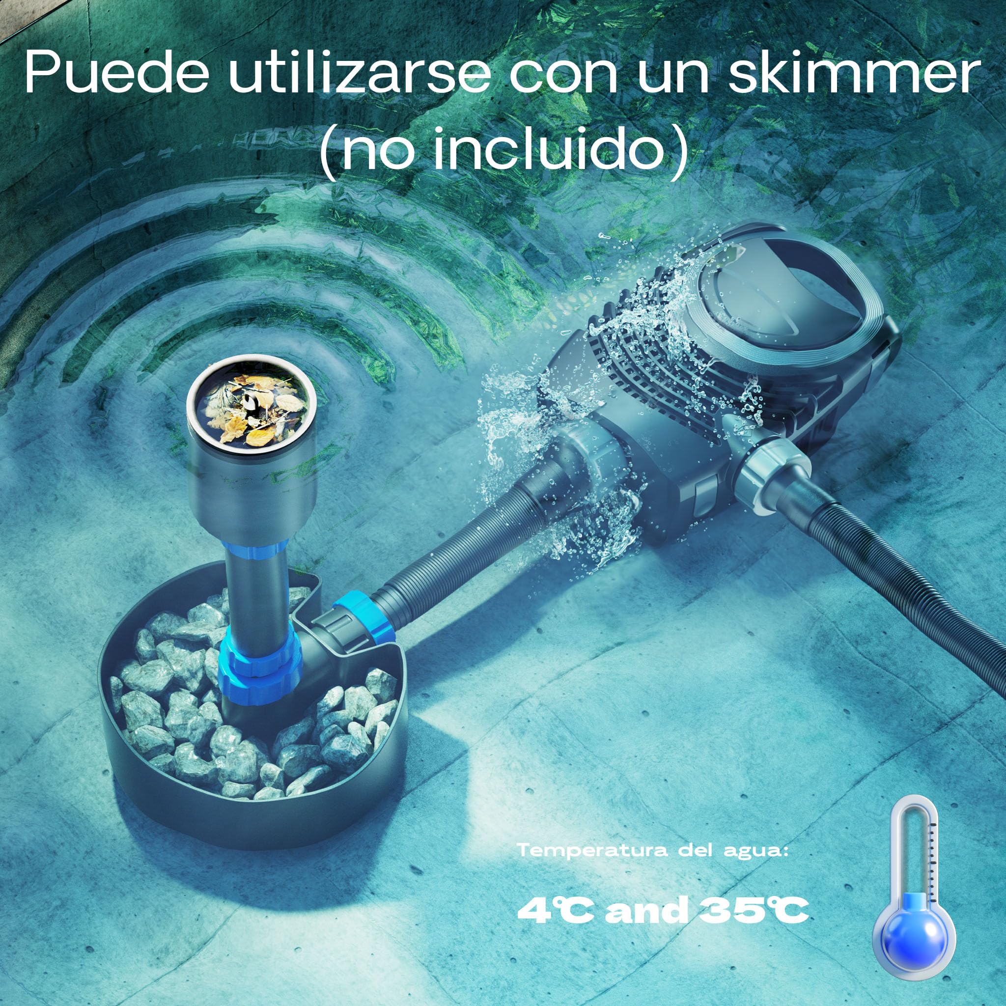 SunSun NEO-3800 SuperECO Bomba de agua Estanque 3600l/h 20W