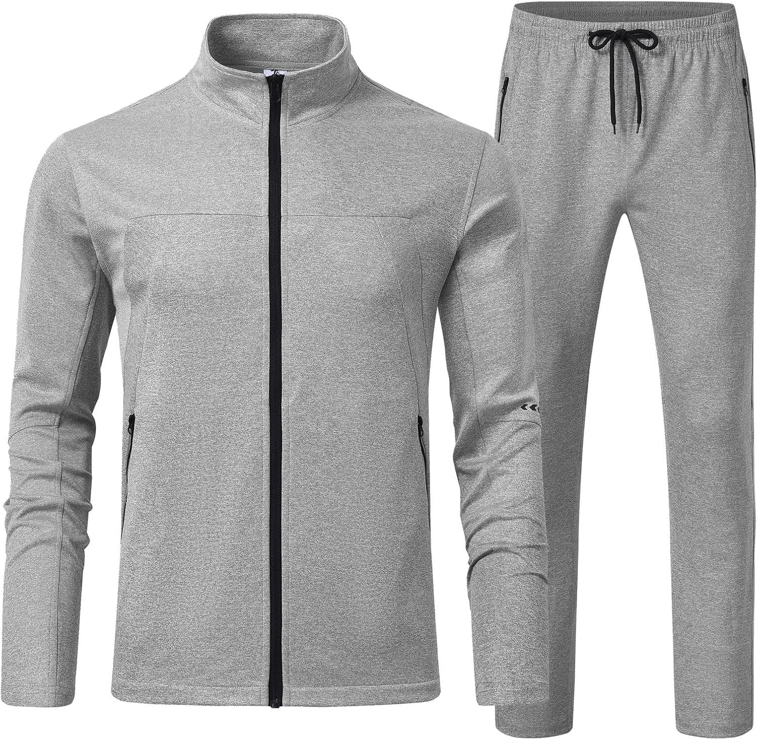 YSENTO Men's Tracksuits Outfits 2 Pieces Jogger Sets Jogging Track Sweat Suits Workout Warm Up Sweatsuit