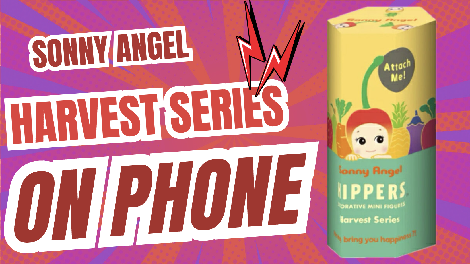 Amazon.com: Sonny Angel Hippers Harvest Series - 1 Sealed Blind