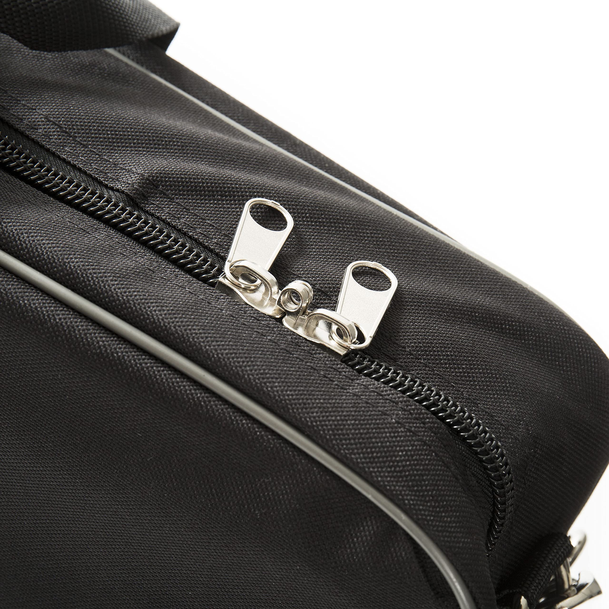 Fame Pedalboard, Board aus pulverbeschichtetem Aluminium mit 5 Streben für 10 Effektpedale, Gigbag mit Zubehörfach, Spaceboard 60 L