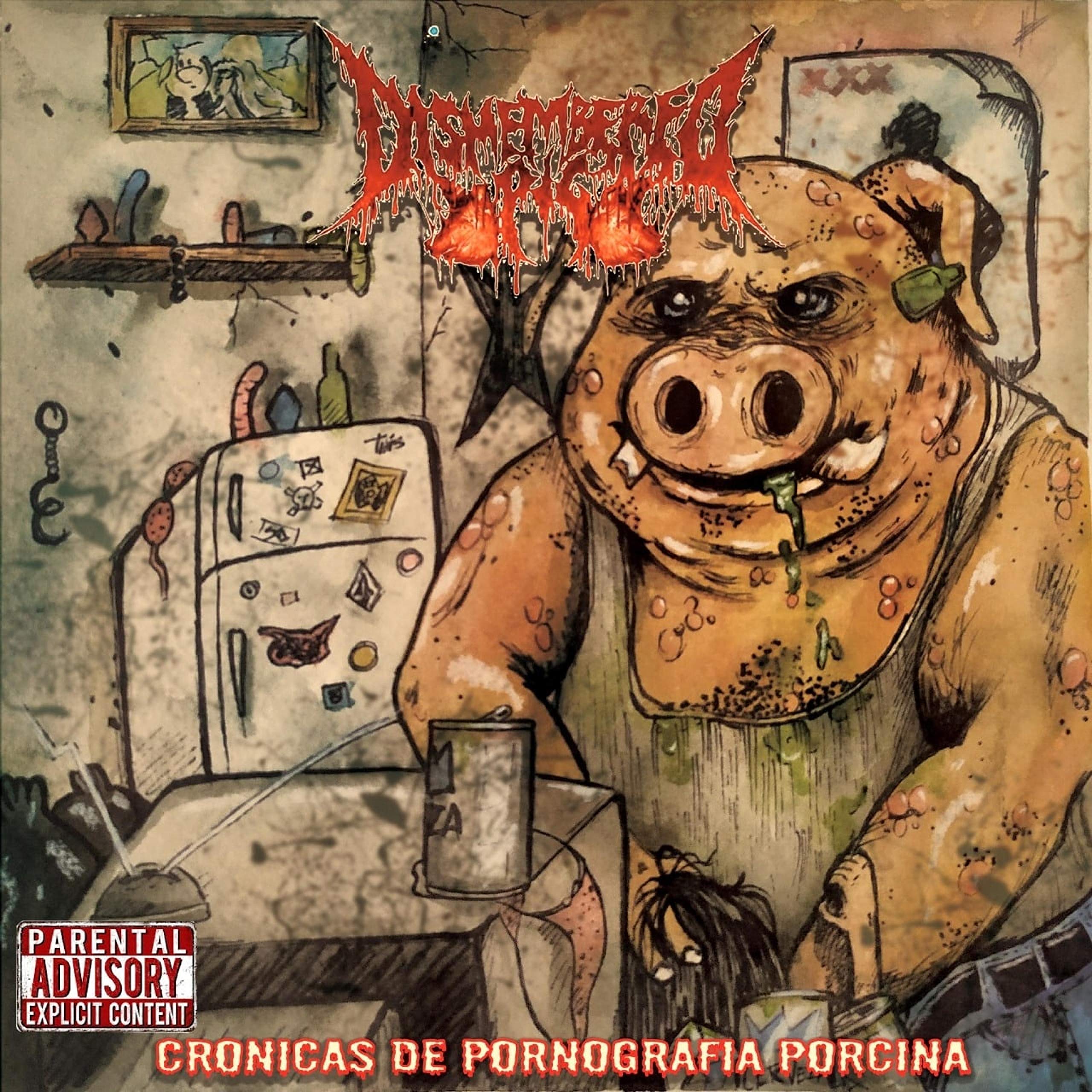 Dismembered pig