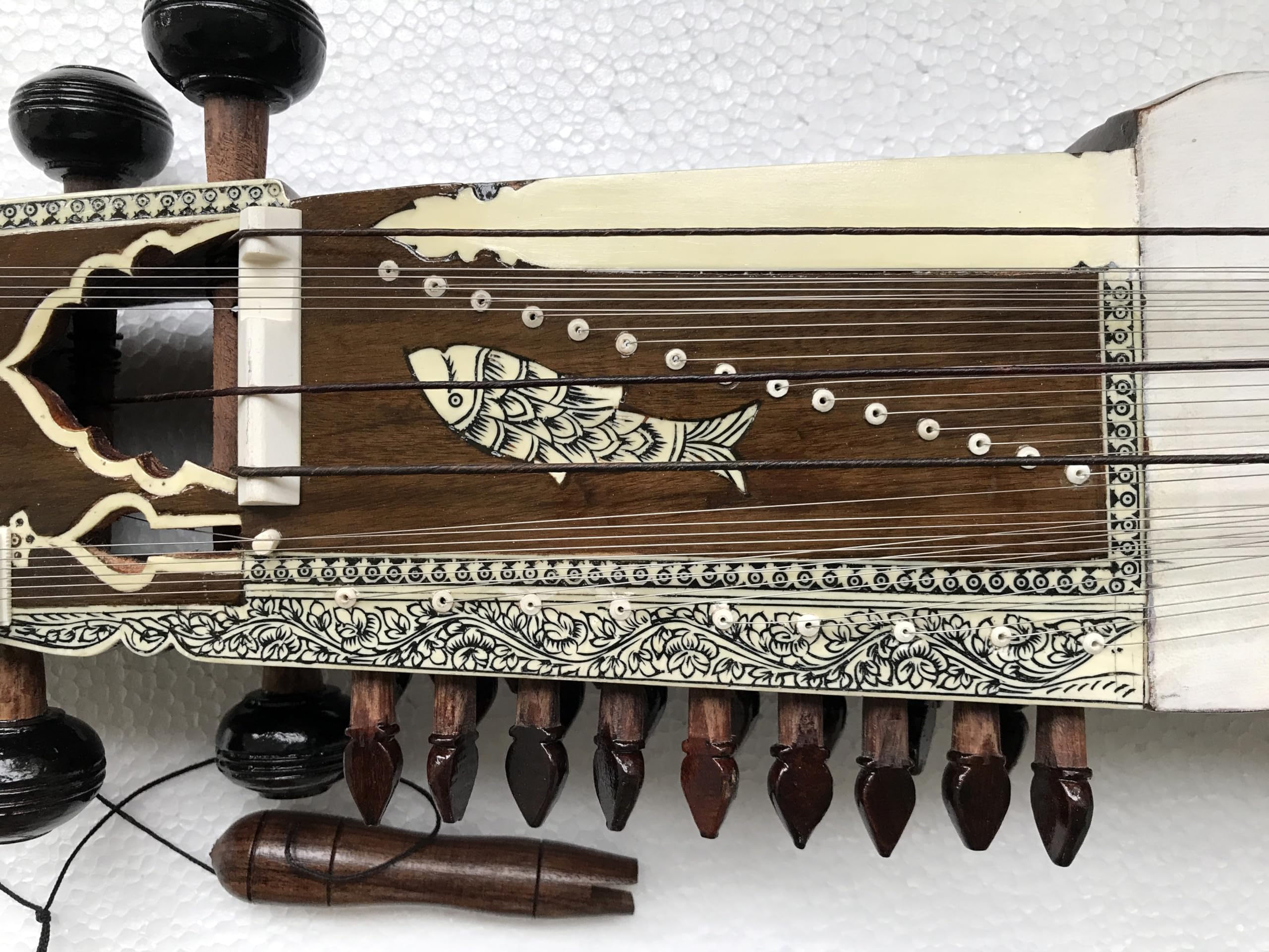 Handmade Kalawati Sarangi for Concert with bow rosin bag and strings - Image 4