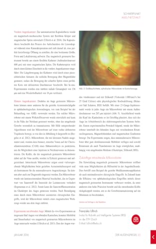 DER AUGENSPIEGEL - Zeitschrift für Klinik und Praxis