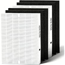 AP-1512HH Replacement Filter Compatible with Coway Airmega AP-1512HH and Airmega 200M Air Purifiers AP-1512HH-FP, AP-1518R, AP-1519P 2 High Filter and 4 Activated Carbon Filter Part #3304899