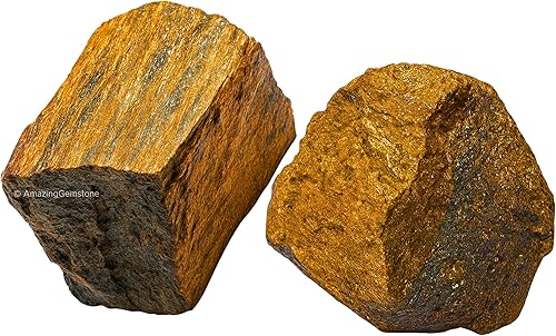 Miniatura 72 de Amazing Gemstone Cristales crudos de angelita y piedras curativas, rocas naturales para pulir, piedras y cristales crudos de bricolaje, 2 piezas