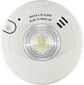 First Alert BRK 7030BSL Hardwired Hearing Impaired Combination Alarm with LED Strobe Light