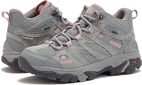 HI-TEC Apex Lite Mid WP Botas de senderismo impermeables para mujer, ligeras, para exteriores y senderos