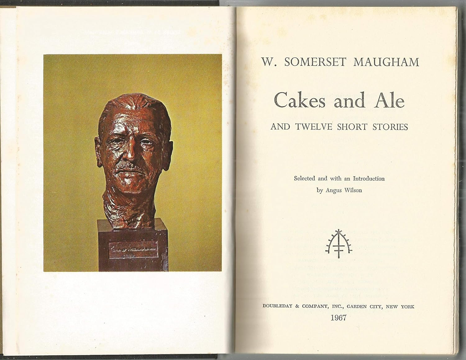 Cakes and ale, and twelve short stories Maugham, W. Somerset Amazon