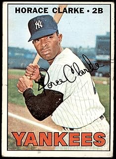 1967 Topps # 169 Horace Clarke New York Yankees (Baseball Card) FAIR Yankees