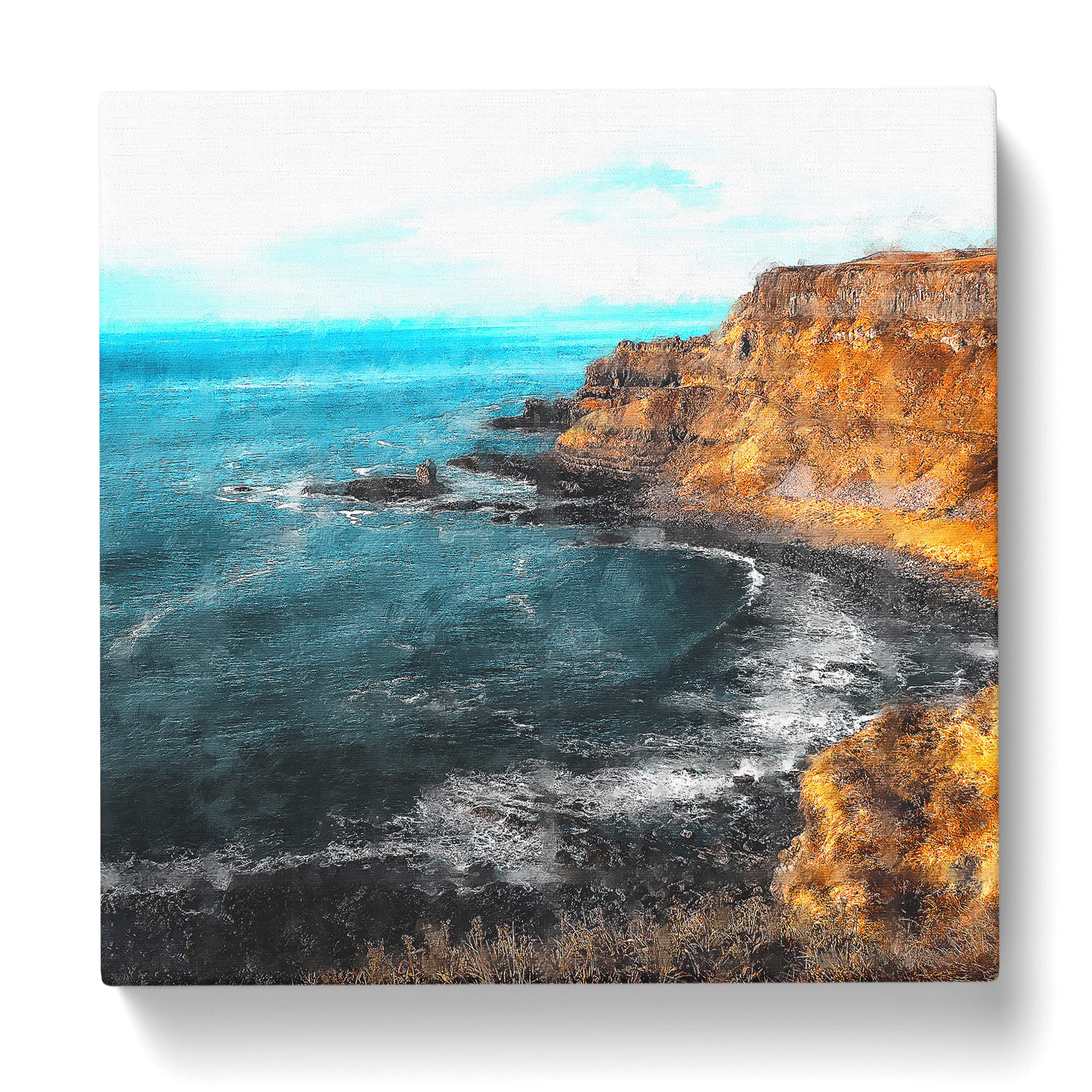 Giant's Causeway Northern Ireland Canvas Print, Mixed, 35L x 35W cm - Image 3