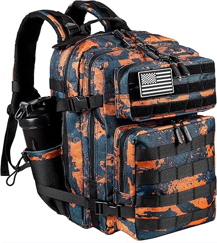 Miniatura 9 de LHI Mochila militar táctica para hombres y mujeres, 25L35L, paquete de asalto militar, mochila pequeña con sistema Molle