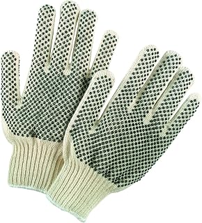 MCR Safety 9668XL Cotton/Polyester 7 Gauge String Knitted Multi-Purpose Men?s Gloves, Natural, X-Large, 1-Pair
