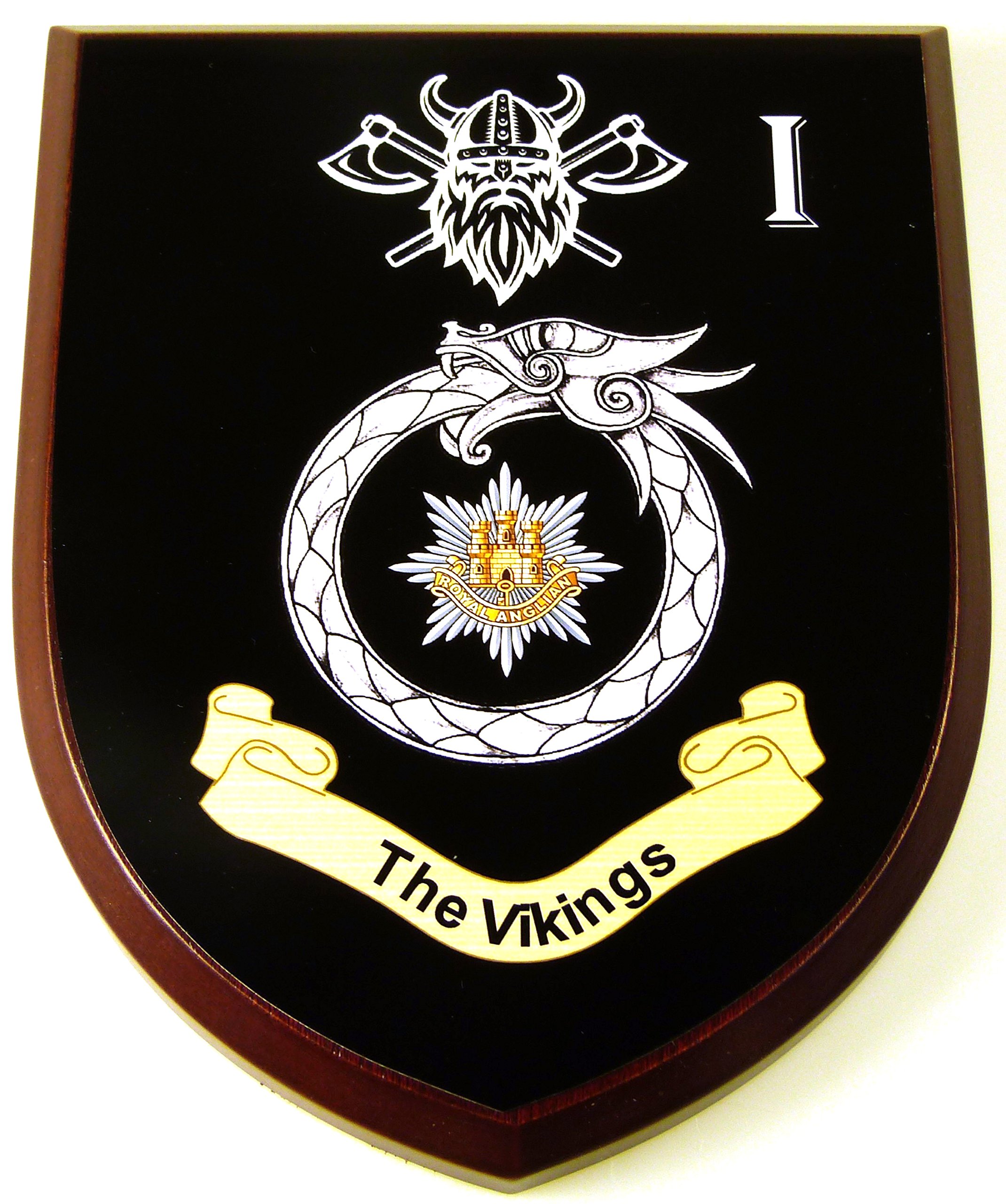 Brigade UK 1st BN Royal Anglian Regiment The Vikings classic Regiment Wall/Mess Plaque