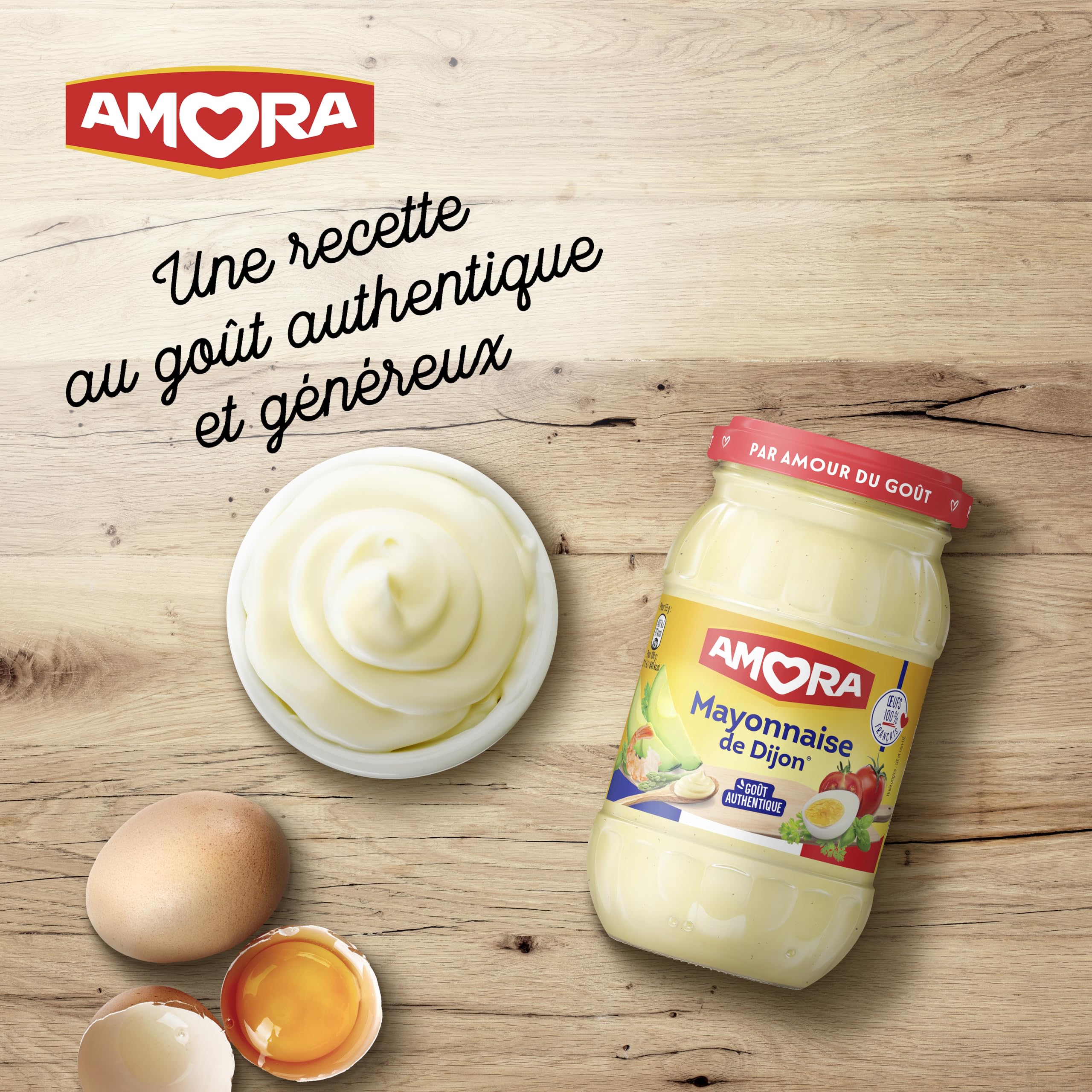 Amora Mayonnaise De Dijon Jar 235g : Amazon.fr: Grocery
