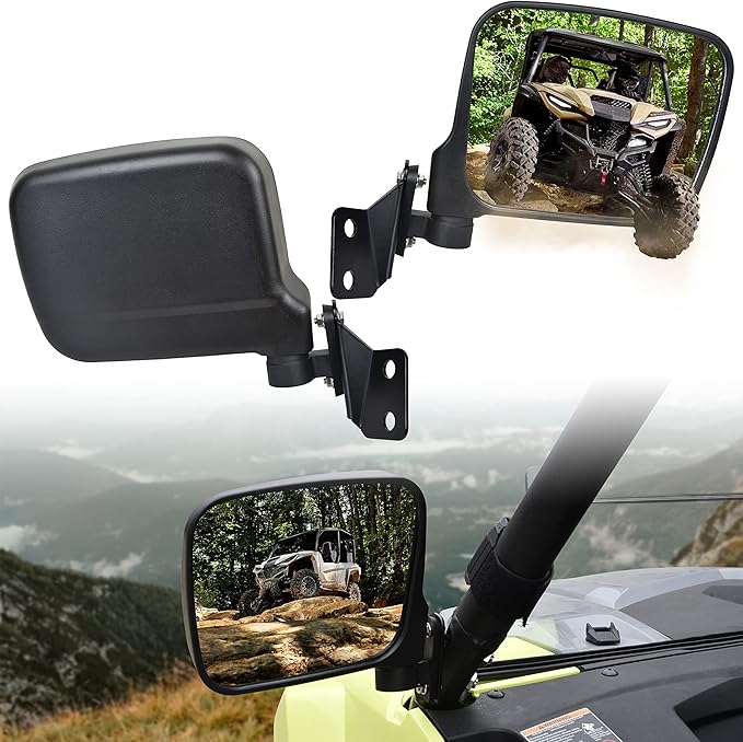 SAUTVS Adjustable Wider Rearview Side Mirrors for Yamaha