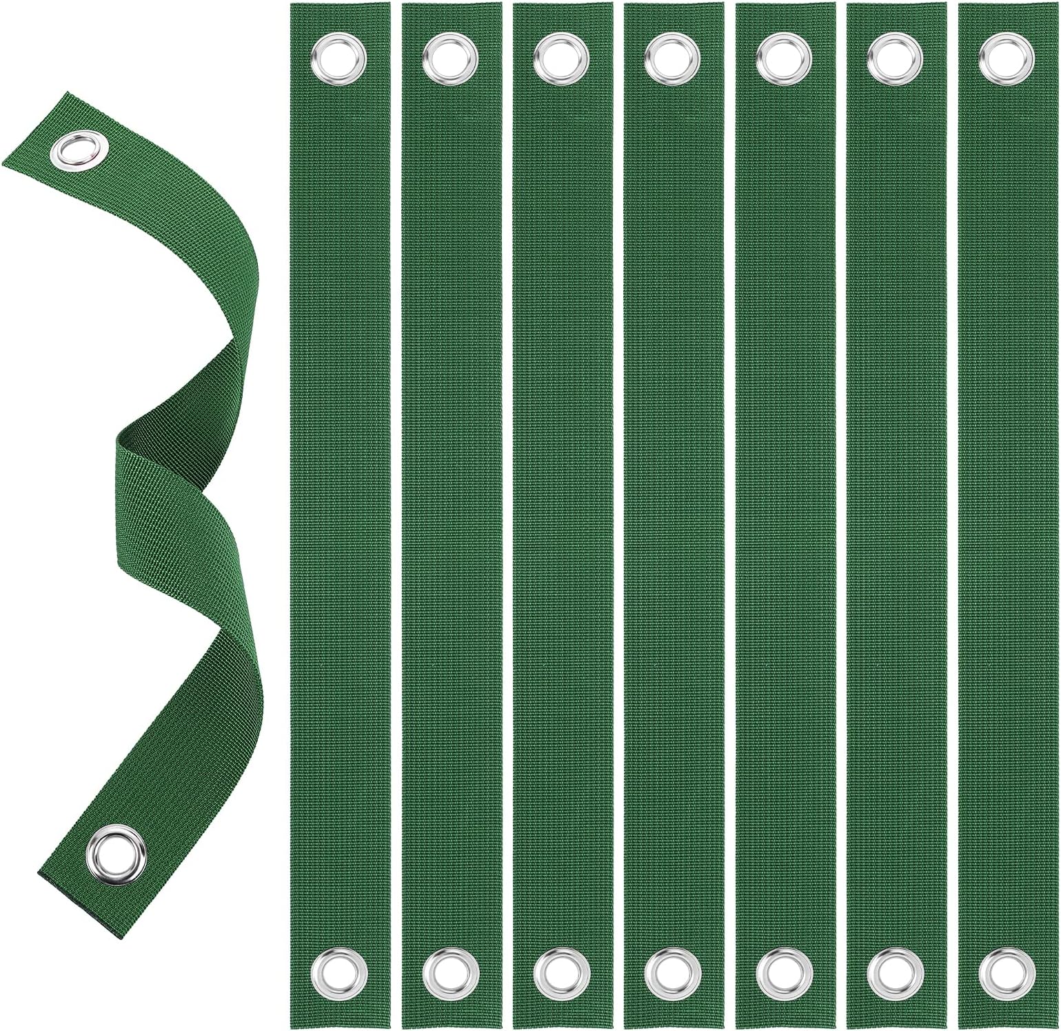 ASTER 8 Pieces Tree Straps for Staking, 40 CM Tree Support Straps with Grommets for Guying/Staking Newly Planted Saplings Straight and Hurricane Protection